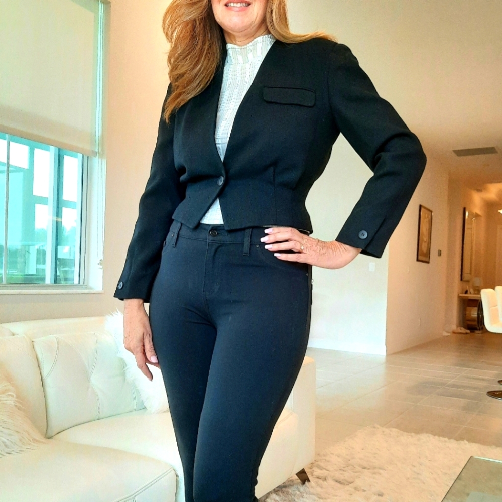 Christian Dior Black Suit Jacket (Separates Paris New York)